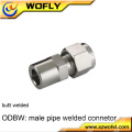 304 316 SS ferrule para gás oxigênio tubo conector redutor montagem